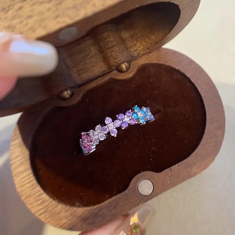 Bagues Femme Quatre-Feuilles - Set Plaqué Or 18 Carats